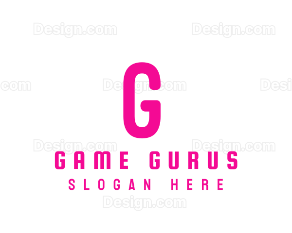 Pink Neon Gaming Logo