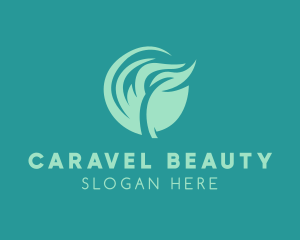 Organic Beauty Leaf logo design