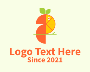 Orange Toucan Fruit  logo