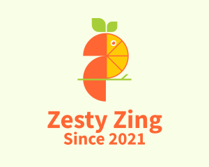 Orange Toucan Fruit  logo