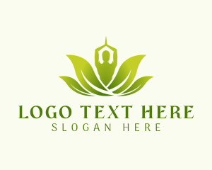 Yoga Leaf Meditation logo