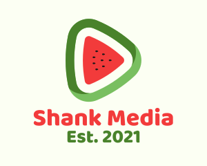 Watermelon Media Player logo design