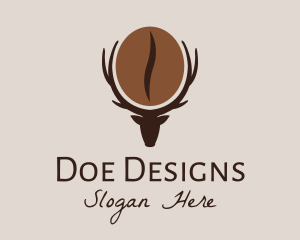 Deer Coffee Bean  logo