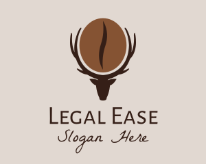 Deer Coffee Bean  logo