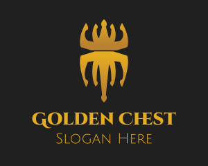 Golden Spider Crown logo design