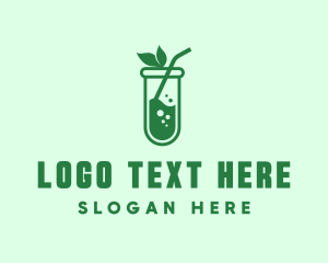 Green Test Tube Juice logo