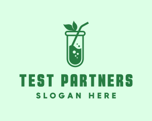Green Test Tube Juice logo