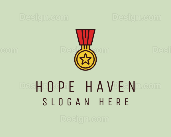 Military Medal Award Logo