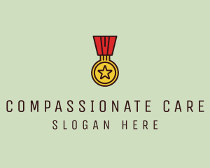 Military Medal Award  Logo