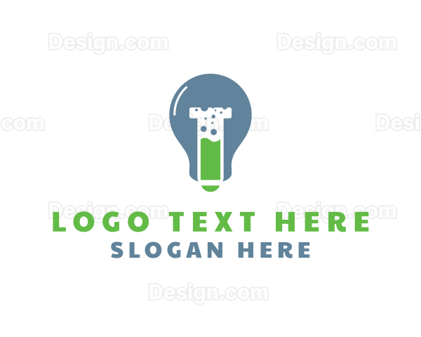 Biotech Test Tube Logo