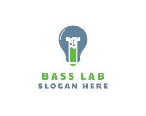 Biotech Test Tube logo design