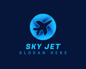 Flying Jet Plane  logo