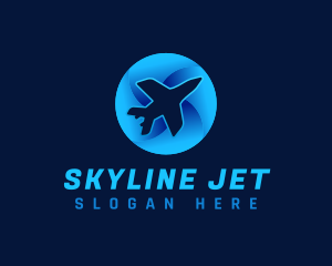 Flying Jet Plane  logo