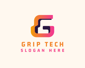 Tech Software App logo design