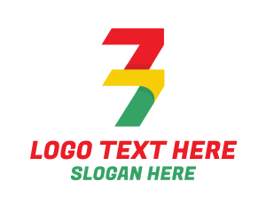 Colorful Number 77 logo