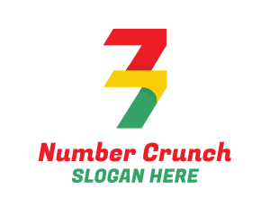 Colorful Number 77 logo