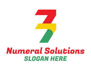 Colorful Number 77 logo