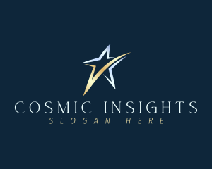 Star Cosmic Swoosh logo design