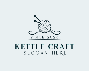 Yarn Knitting Crafting logo design