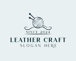 Yarn Knitting Crafting logo design