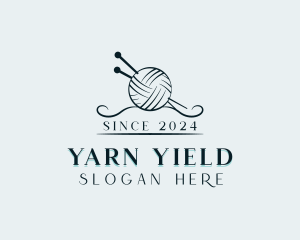 Yarn Knitting Crafting logo design