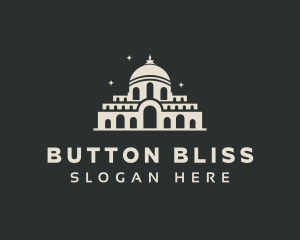 Temple Building Landmark logo design