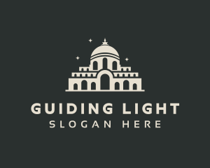 Temple Building Landmark logo design