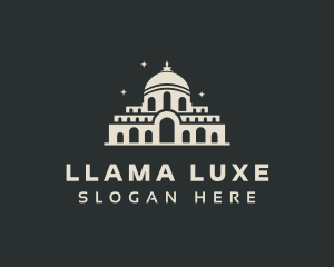 Temple Building Landmark logo design