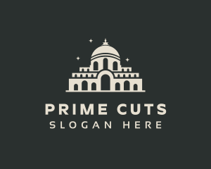 Temple Building Landmark logo design