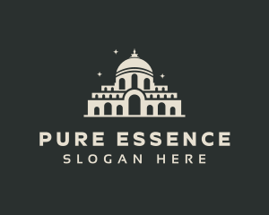 Temple Building Landmark logo design