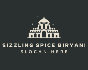 Temple Building Landmark logo design