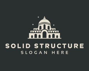 Temple Building Landmark logo design