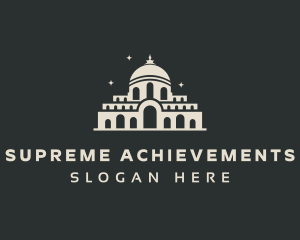 Temple Building Landmark logo design