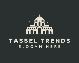 Temple Building Landmark logo design