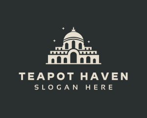 Temple Building Landmark logo design