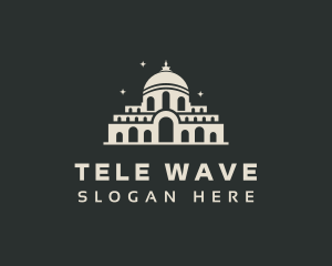 Temple Building Landmark logo design