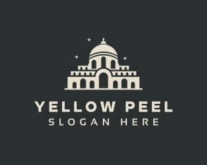 Temple Building Landmark logo design