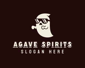 Cartoon Spirit Ghost logo design