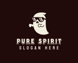 Cartoon Spirit Ghost logo design