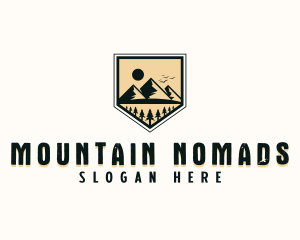 Forest Mountain Adventure logo design