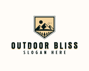 Forest Mountain Adventure logo design