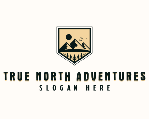 Forest Mountain Adventure logo design