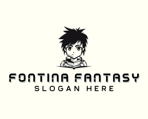 Anime Avatar Boy logo design