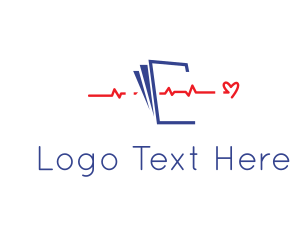 Medical Heartbeat Document  Logo