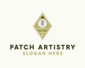 Light Bulb Patch logo design