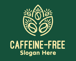 Plant Coffee Bean logo design