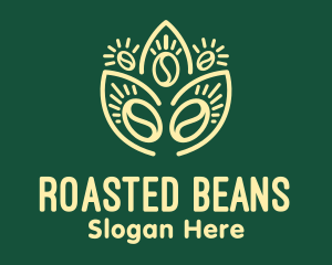 Plant Coffee Bean logo design