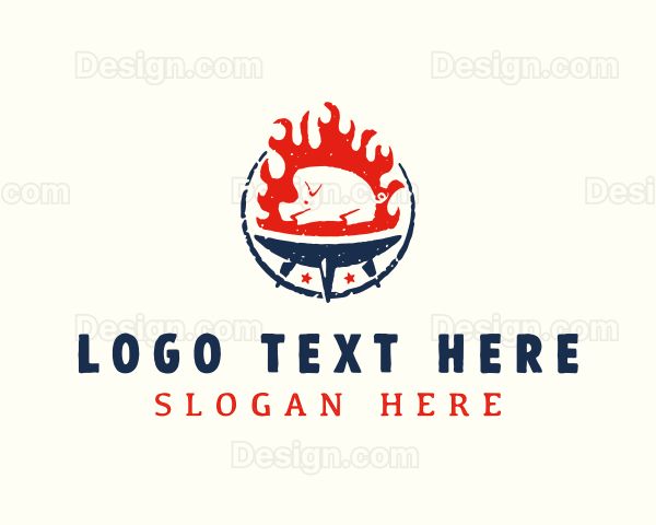 Flame Roasted Pork Logo