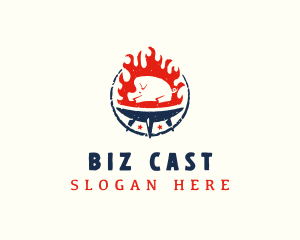 Flame Roasted Pork Logo