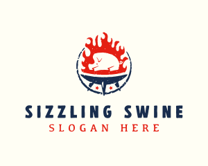 Flame Roasted Pork logo